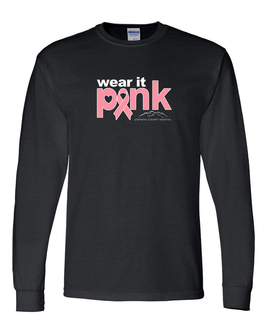 Wear it Pink Tshirt - Long Sleeve